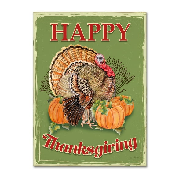 Trademark Fine Art 'Thanksgiving 9' Canvas Art by Jean Plout