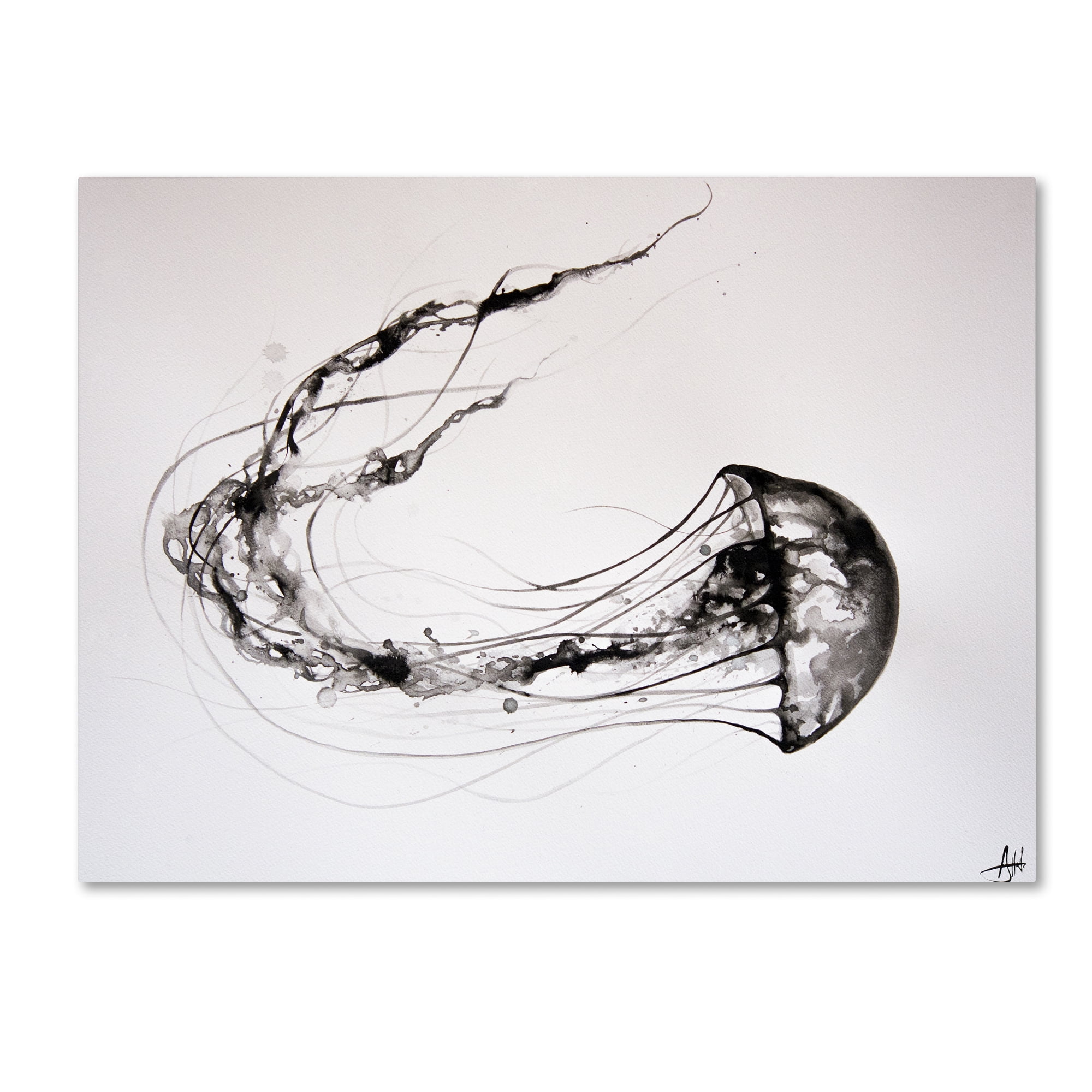 Trademark Fine Art 'That's No Moon' Canvas Art by Marc Allante
