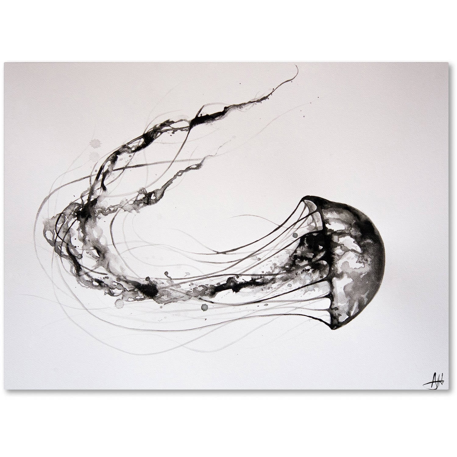 Trademark Fine Art 'That's No Moon' Canvas Art by Marc Allante