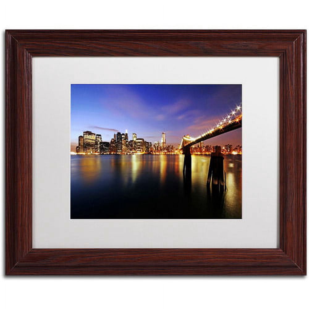 Trademark Fine Art "That's the Way it is" Canvas Art by CATeyes, White Matte, Wood Frame