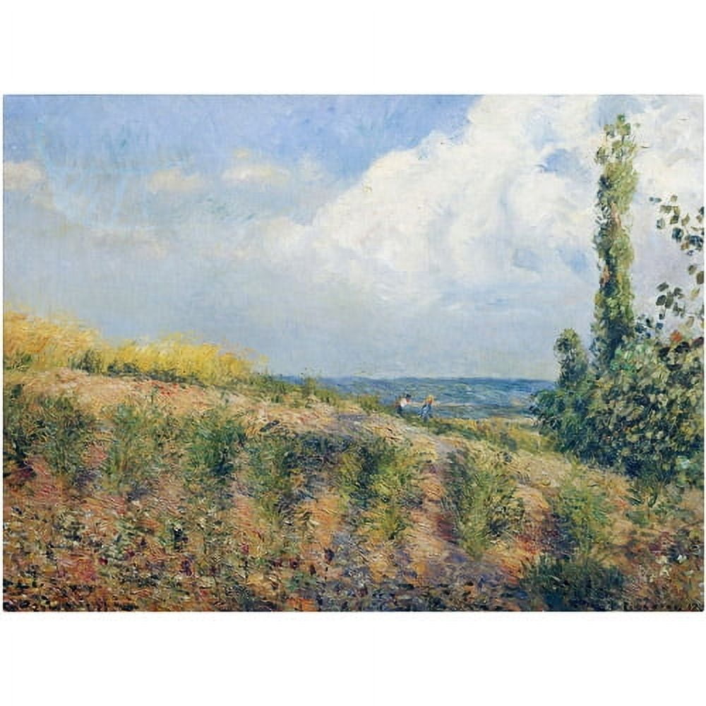 Trademark Fine Art "The Approaching Storm" 1877 Canvas Art by Camille Pissarro