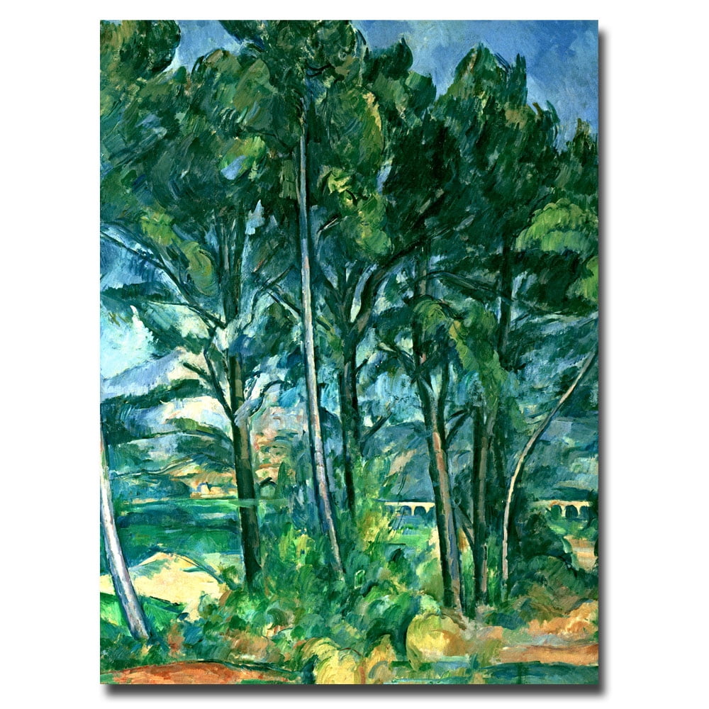 Trademark Fine Art "The Aqueduct" Canvas Art by Paul Cezanne
