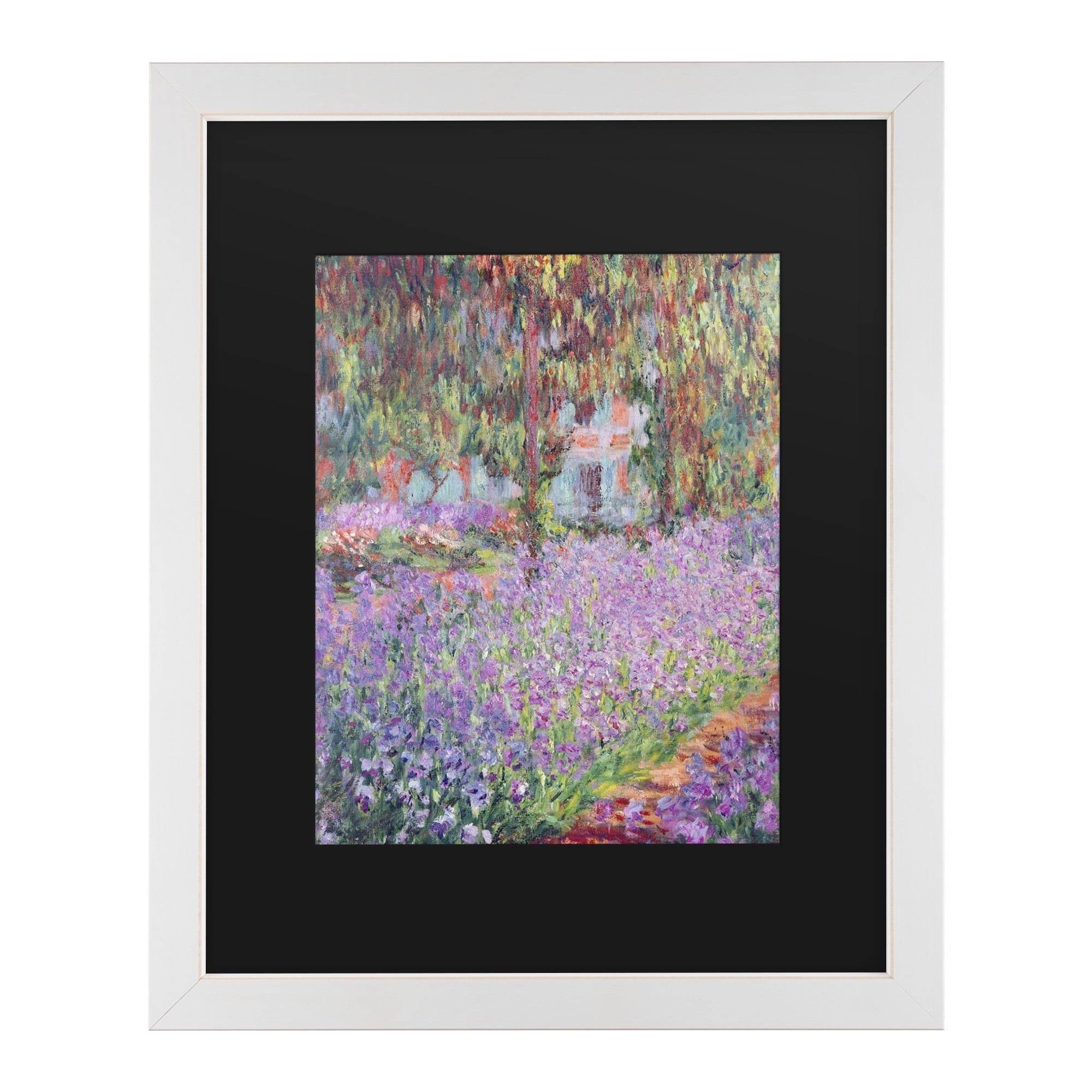 Trademark Fine Art 'The Artist's Garden at Giverny' Canvas Art by Claude Monet