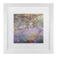thumbnail image 1 of Trademark Fine Art 'The Artists Garden at Giverny' Matted Framed Art by Claude Monet, 1 of 4