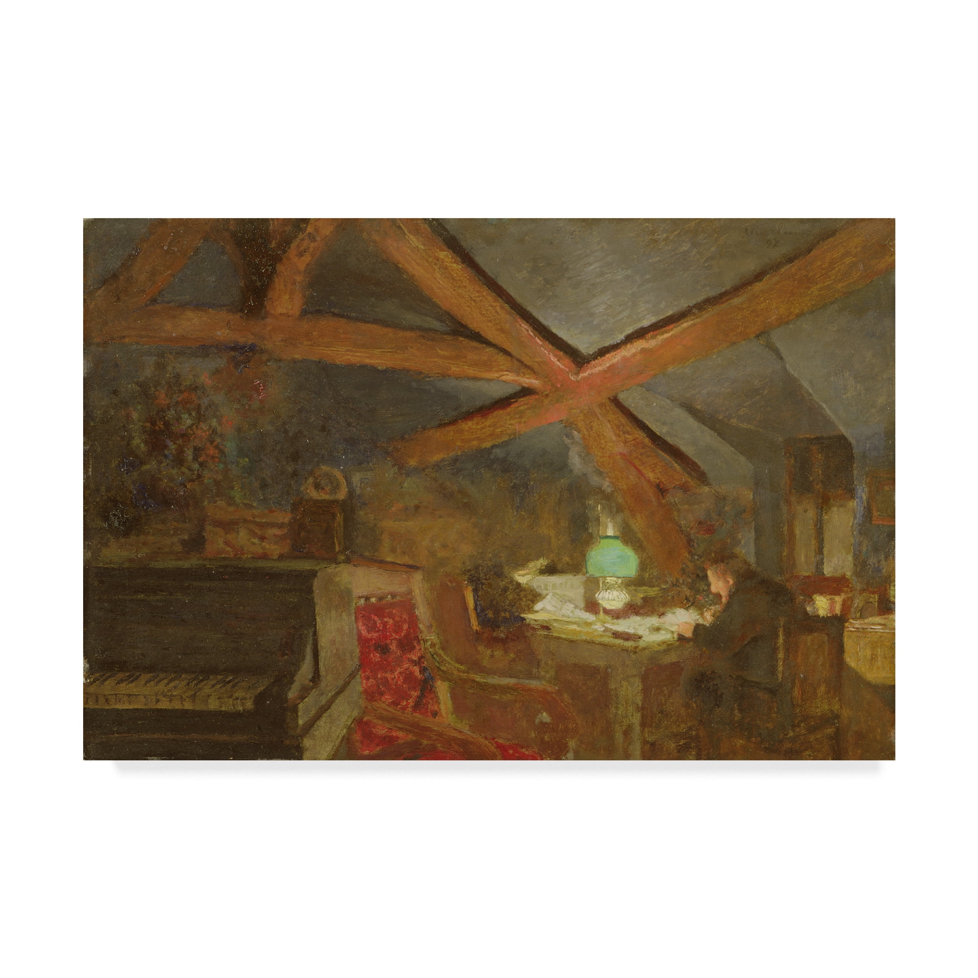 Trademark Fine Art 'The Attic' Canvas Art by Edouard Vuillard