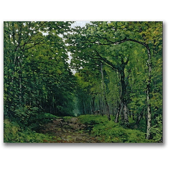 Trademark Fine Art "The Avenue Of Chestnut Trees" Canvas Wall Art by Alfred Sisley