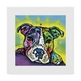 thumbnail image 1 of Trademark Fine Art 'The Baby Pit Bull' Canvas Art by Dean Russo, 1 of 4