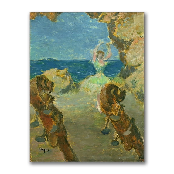 Trademark Fine Art "The Ballet Dancer, 1891" Canvas Wall Art by Edgar Degas