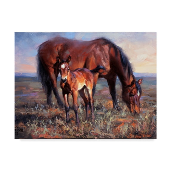 Trademark Fine Art 'The Bay Filly' Canvas Art by Jack Sorenson