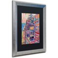 thumbnail image 1 of Trademark Fine Art "The Beach Far Below" Canvas Art by Josh Byer, Black Matte, Silver Frame, 1 of 3