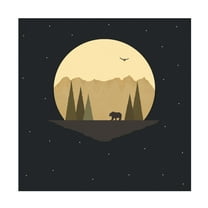 Trademark Fine Art 'The Bear' Canvas Art by Tammy Kushnir