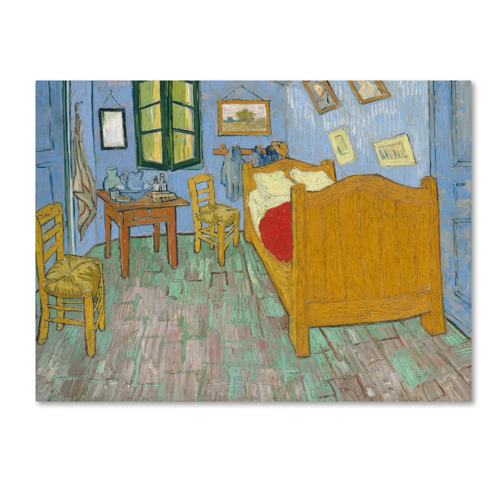 Trademark Fine Art 'The Bedroom' Canvas Art by Van Gogh