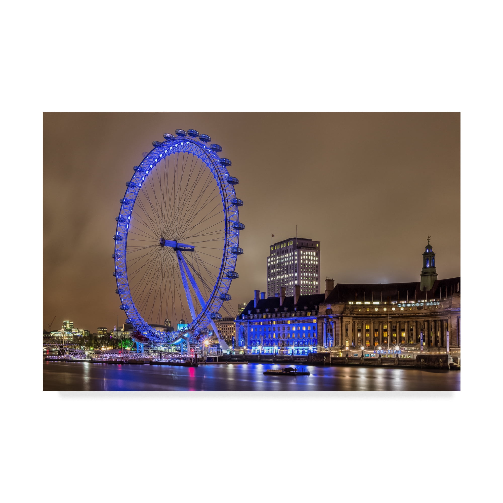 Trademark Fine Art 'The Blue Eye' Canvas Art by Giuseppe Torre