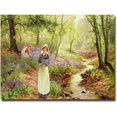 thumbnail image 1 of Trademark Fine Art "The Bluebell Glade" Canvas Wall Art by Ernest Walbourn, 1 of 1