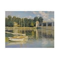 thumbnail image 1 of Trademark Fine Art Claude Monet The Bridge At Argenteuil Canvas Wall Art - 14x19, 1 of 5