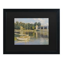 Trademark Fine Art 'The Bridge at Argenteuil' Canvas Art by Monet