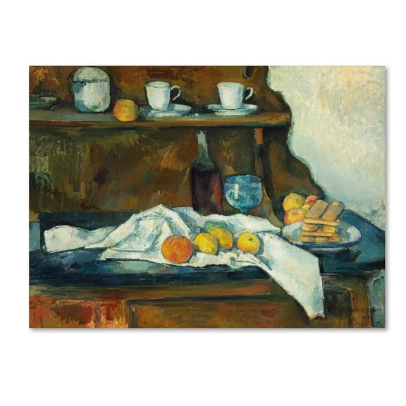 Trademark Fine Art 'The Buffet' Canvas Art by Cezanne