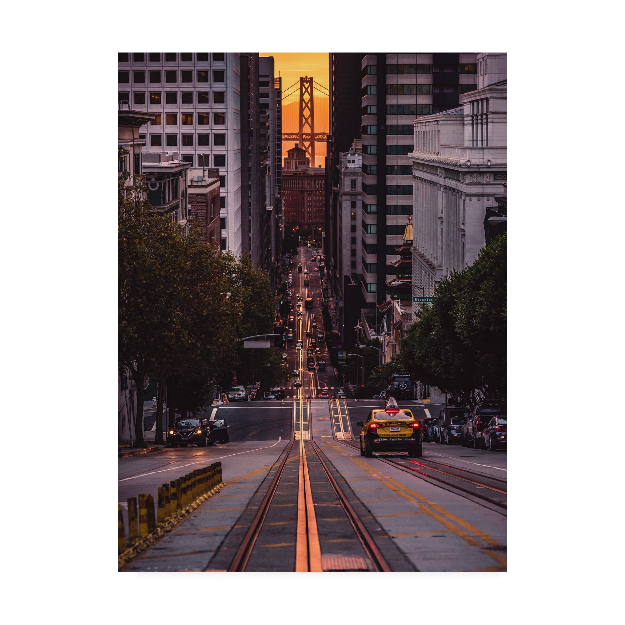 Trademark Fine Art 'The Cab' Canvas Art by Bruce Gett