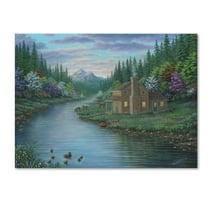 Trademark Fine Art 'The Cabin' Canvas Art by Robert Wavra