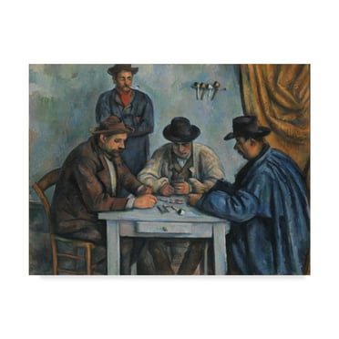 Trademark Fine Art 'The Card Players' Canvas Art by Paul Cezanne