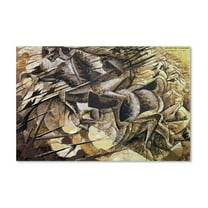 Trademark Fine Art "The Charge of the Lancers, 1915" Canvas Art by Umberto Boccioni