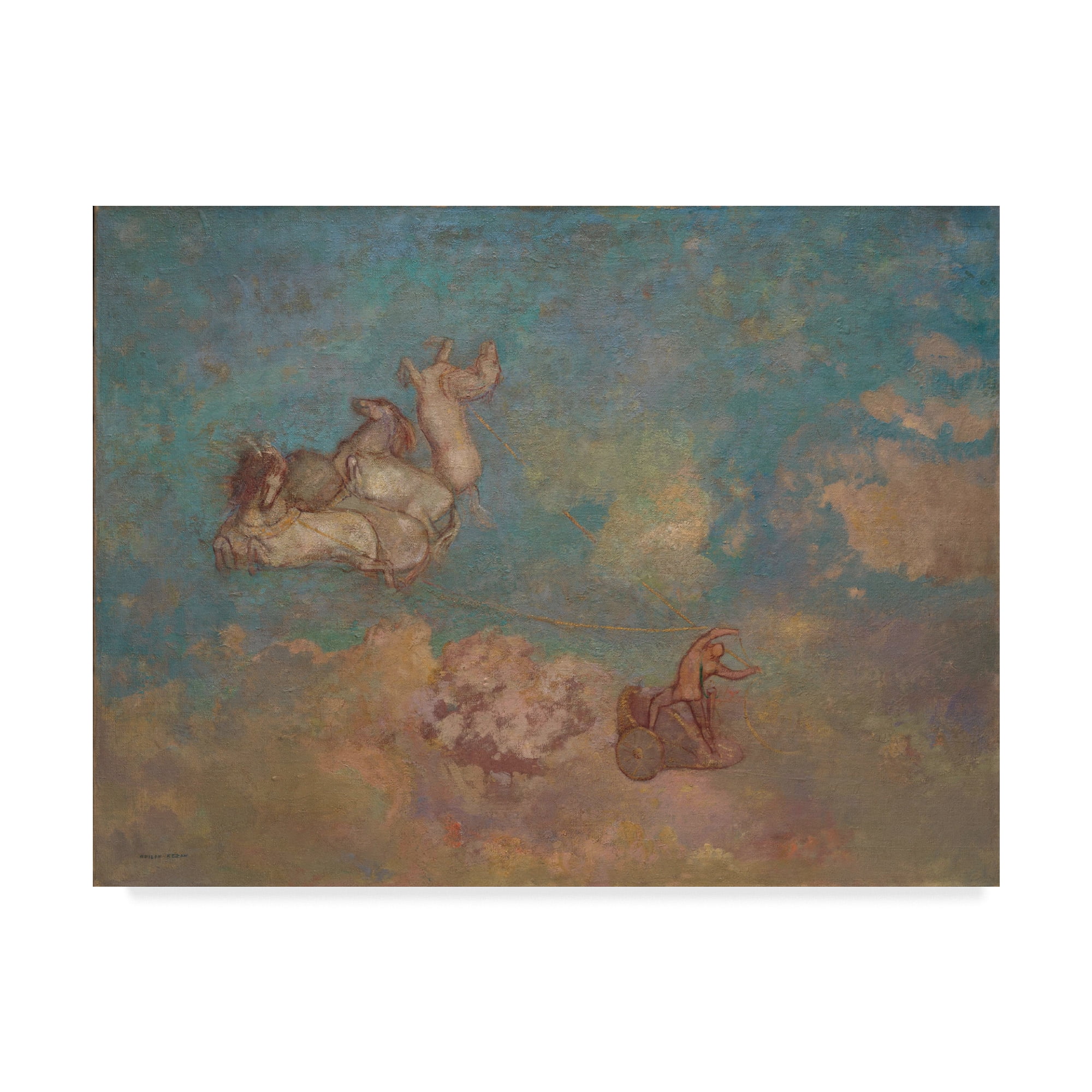 Trademark Fine Art 'The Chariot Of Apollo' Canvas Art by Odilon Redon