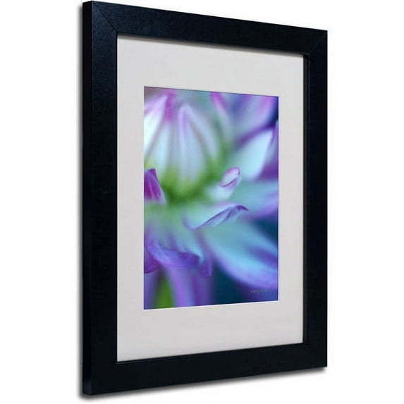Trademark Fine Art 'The Color Purple' Matted Framed Art by Kathy Yates