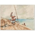 thumbnail image 1 of Trademark Fine Art "The Conch Divers 1885" Canvas Art by Winslow Homer, 1 of 3