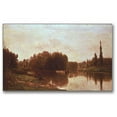 thumbnail image 1 of Trademark Fine Art "The Confluence of the River" Canvas Wall Art by Charles Daubigny, 1 of 1