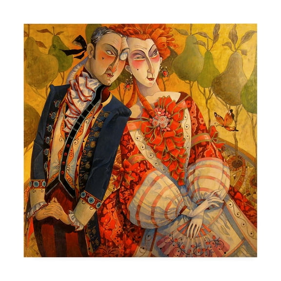 Trademark Fine Art 'The Conspiracy' Canvas Art by David Galchutt