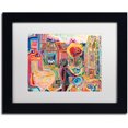 thumbnail image 1 of Trademark Fine Art "The Cow Sees Everything" Canvas Art by Josh Byer, White Matte, Black Frame, 1 of 4