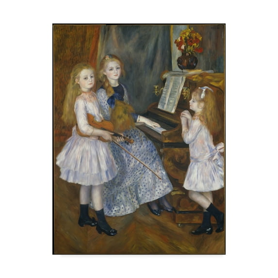 Trademark Fine Art 'The Daughters Of Catulle' Canvas Art by Pierre Auguste Renoir