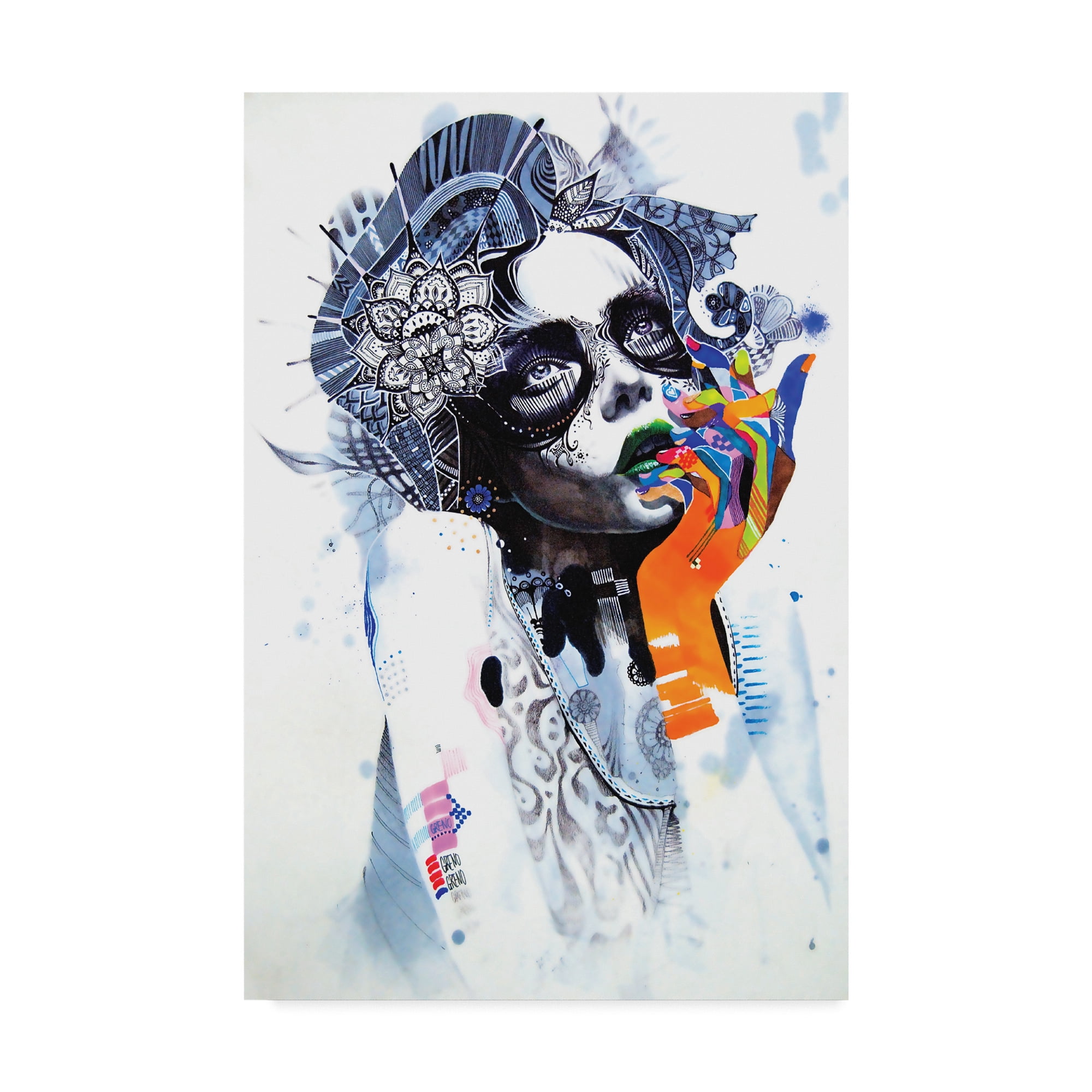 Trademark Fine Art 'The Dream Portrait' Canvas Art by Minjae