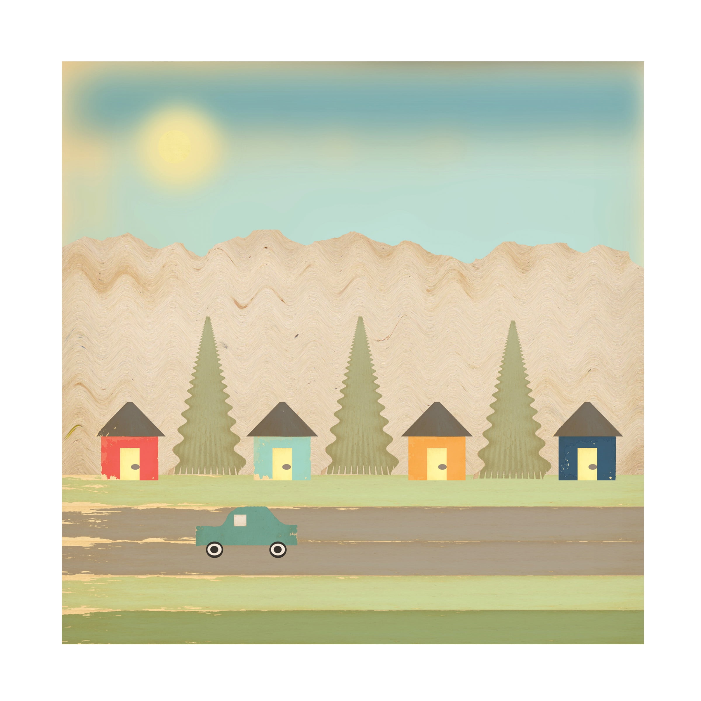 Trademark Fine Art 'The Drive' Canvas Art by Tammy Kushnir