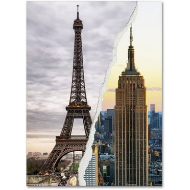 Trademark Fine Art "The Empire Eiffel" Canvas Art by Philippe Hugonnard