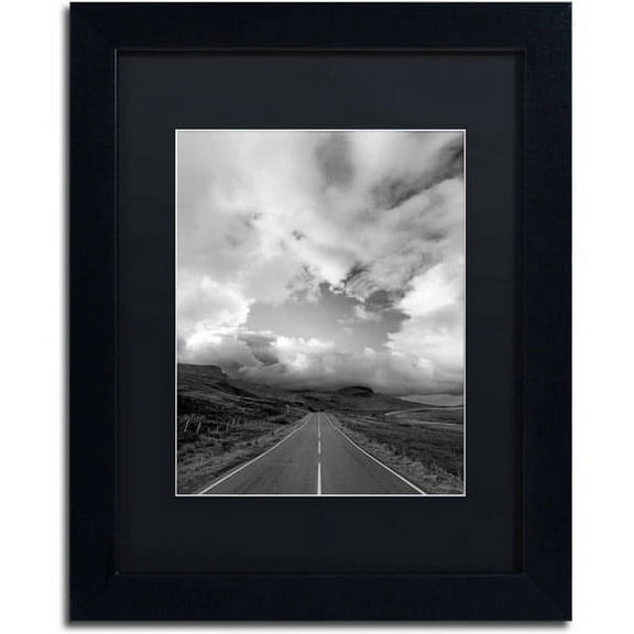 Trademark Fine Art "The Eye of Storr" Canvas Art by Philippe Sainte-Laudy, Black Matte, Black Frame