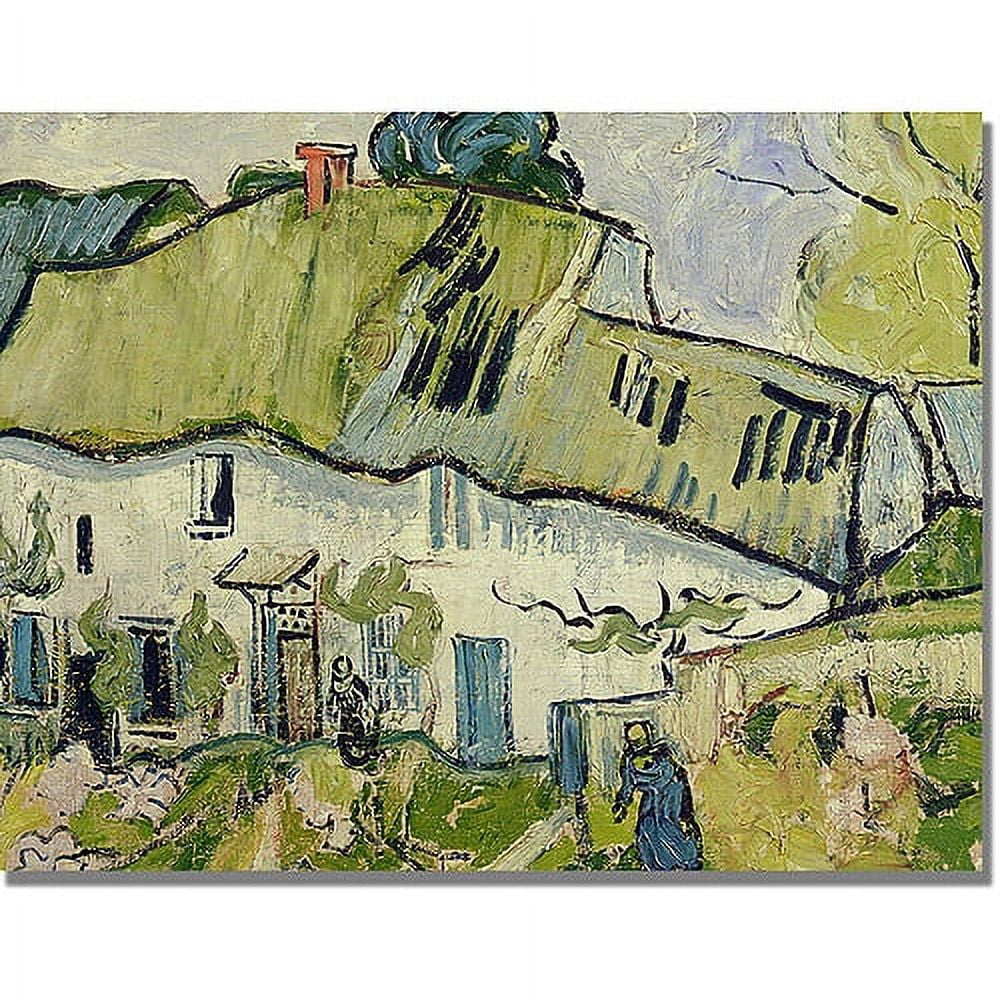 Trademark Fine Art "The Farm in Summer" Canvas Art by Vincent van Gogh