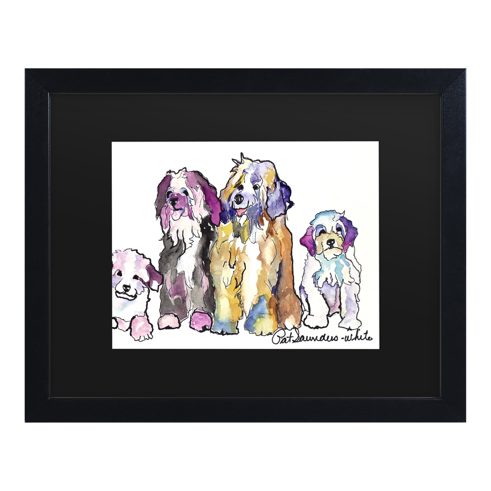 Trademark Fine Art 'The Gang' Canvas Art by Pat Saunders-White