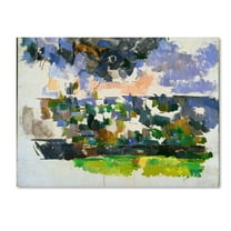 Trademark Fine Art 'The Garden At Les Lauves' Canvas Art by Cezanne