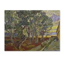 Trademark Fine Art 'The Garden Bench At Saint Pauls Hospital' Canvas Art by Van Gogh