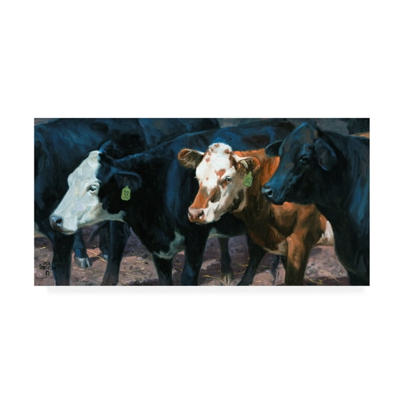 Trademark Fine Art 'The Gossips' Canvas Art by Jack Sorenson