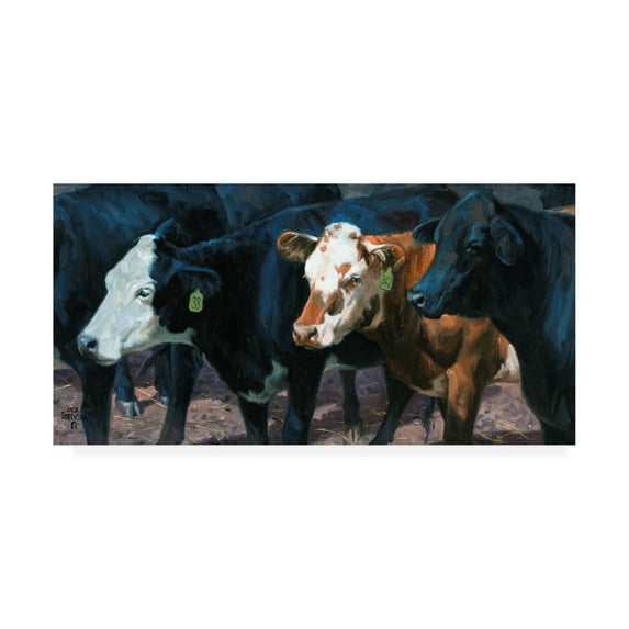 Trademark Fine Art 'The Gossips' Canvas Art by Jack Sorenson