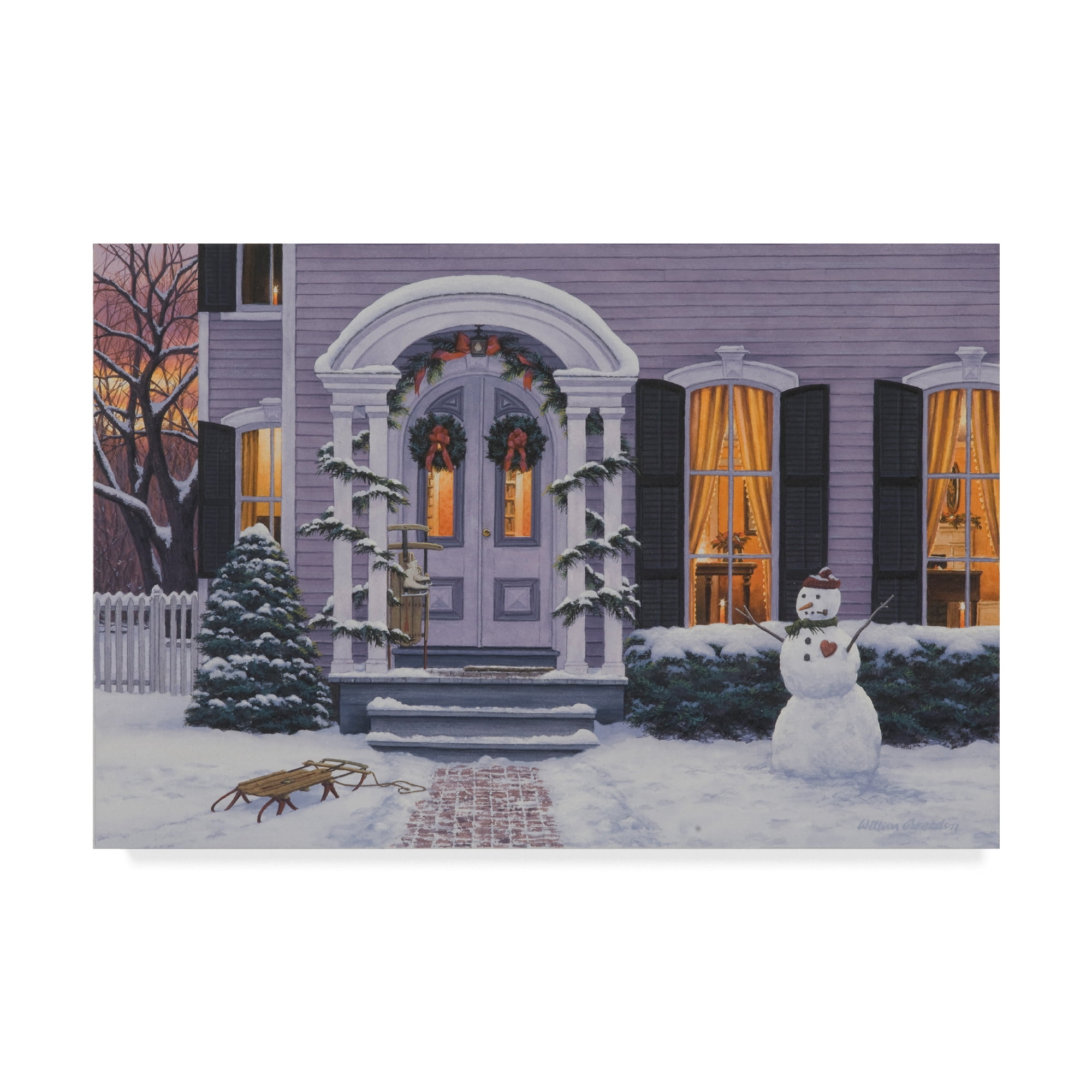 Trademark Fine Art 'The Grandchildren Visit' Canvas Art by William Breedon