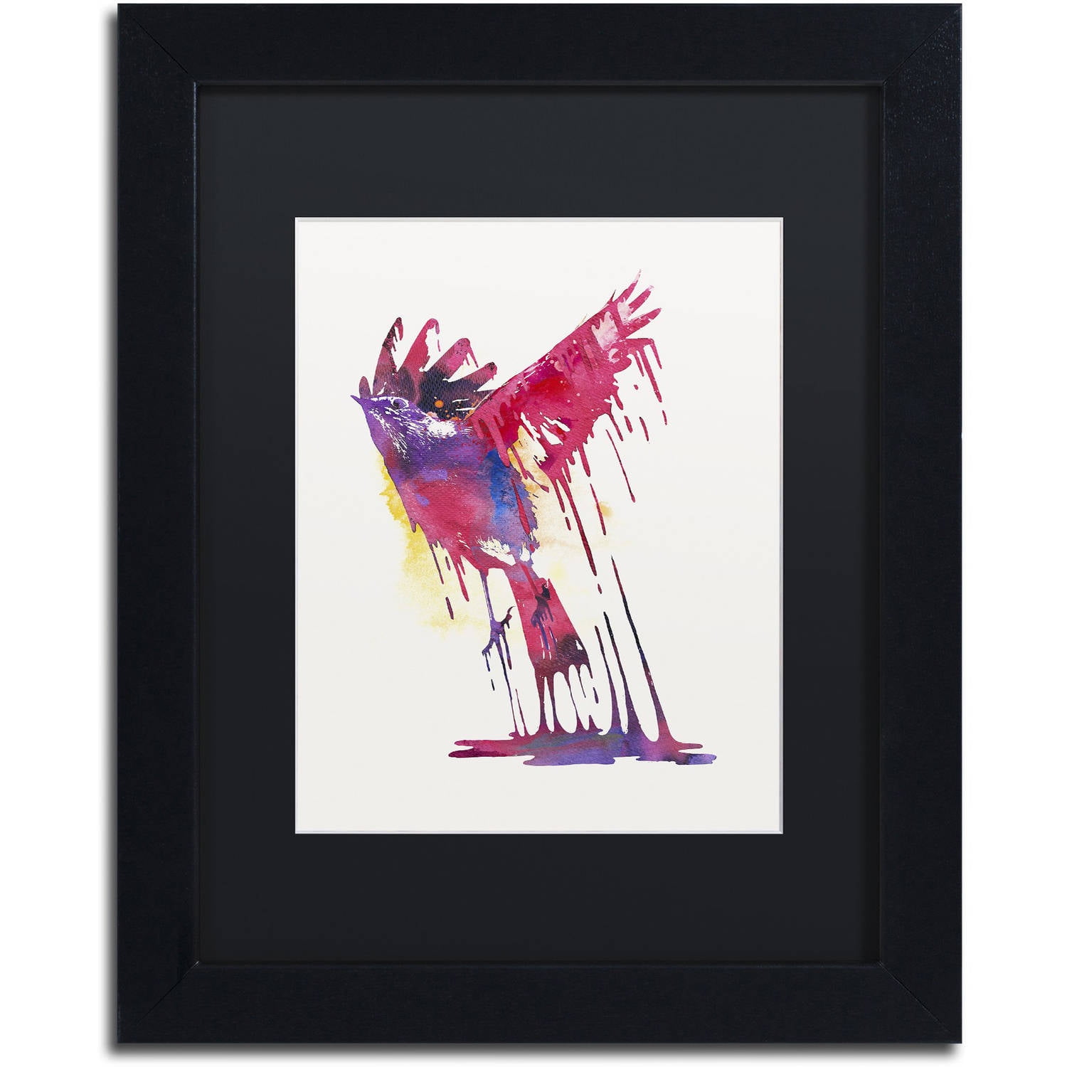Trademark Fine Art 'The Great Emerge' Canvas Art by Robert Farkas, Black Matte, Black Frame
