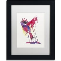 Trademark Fine Art 'The Great Emerge' Canvas Art by Robert Farkas, White Matte, Black Frame