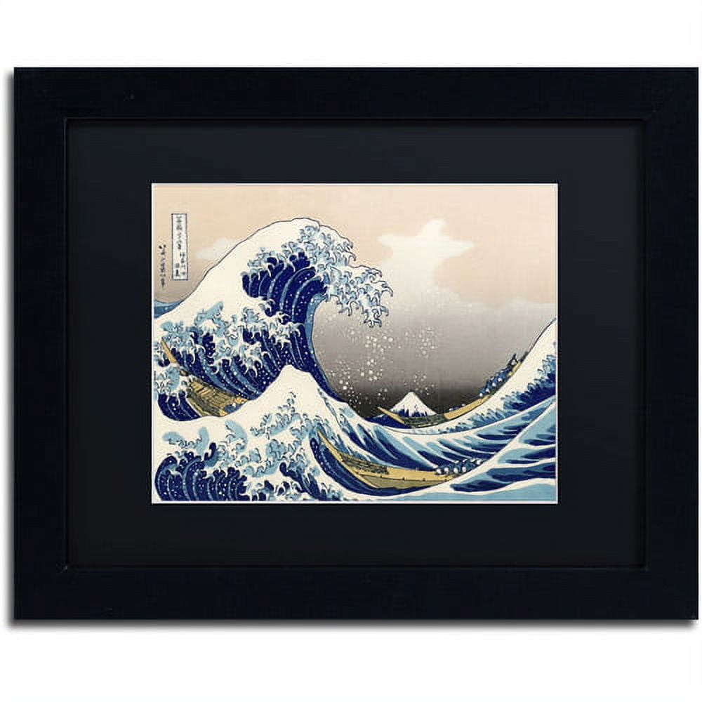 額縁 jitsu / Acrylic on canvas frame Trademark Global The Great Kanagawa Wave Canvas Art by