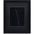 thumbnail image 1 of Trademark Fine Art "The Green Spiral" Canvas Art by Kurt Shaffer, Black Matte, Black Frame, 1 of 4