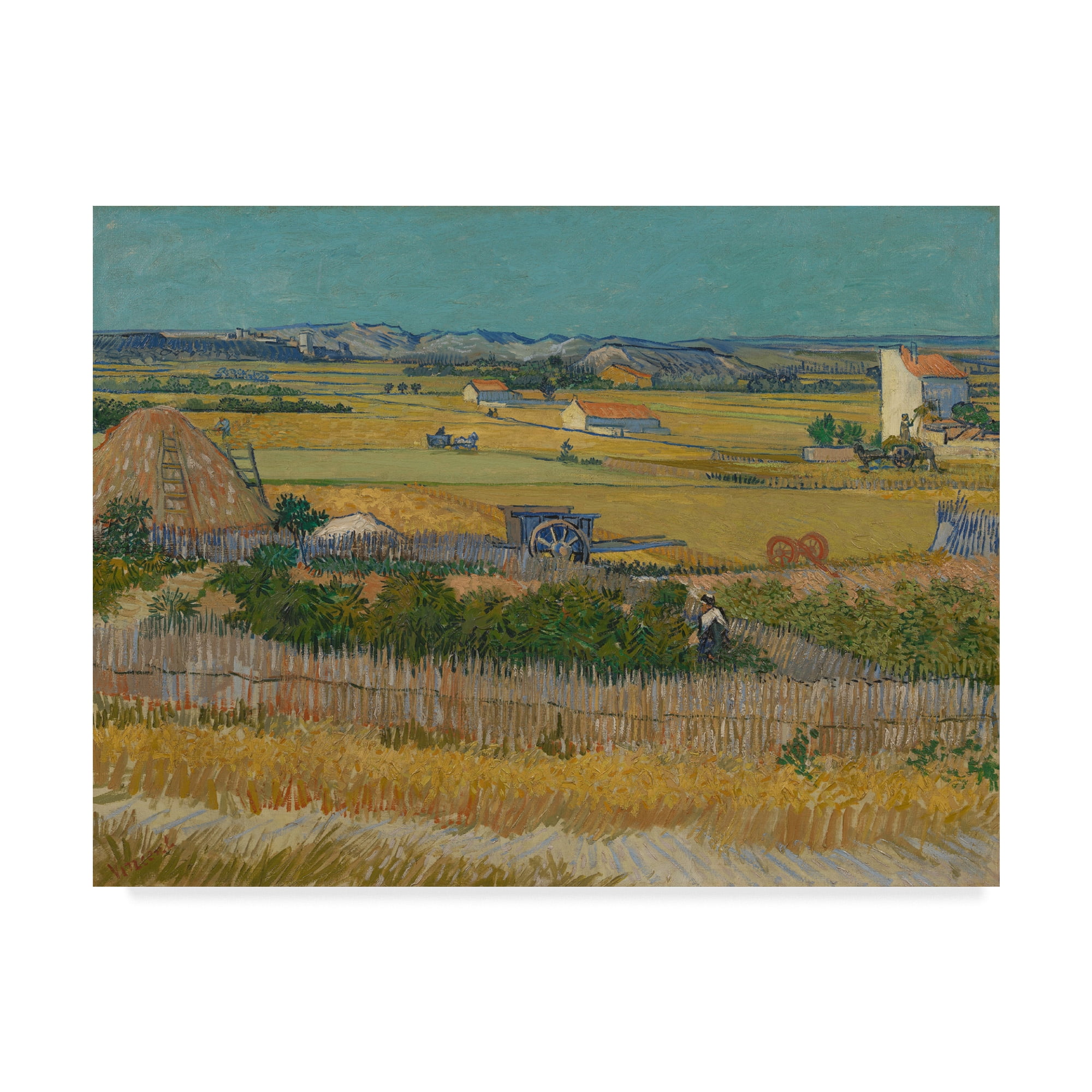 Trademark Fine Art 'The Harvest' Canvas Art by Vincent Van Gogh