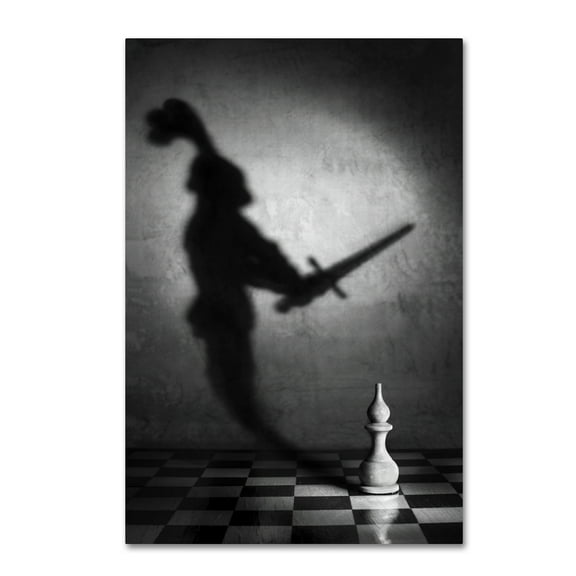 Trademark Fine Art 'The Heart Of A Knight' Canvas Art by Victoria Ivanova