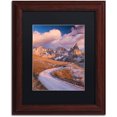 thumbnail image 1 of Trademark Fine Art "The High Road" Canvas Art by Michael Blanchette Photography Black Matte, Wood Frame, 1 of 4